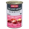 Image de 6x400g animonda Grancarno Adult Single Protein Sensitiv pur boeuf, pommes de terreAliments humides pour chiens