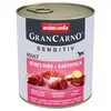 Image de 6 x 800 g animonda Grancarno Adult Single Protein Sensitiv pur boeuf, pommes de terre nourriture humide pour chiens