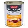 Image de 6 x 800 g animonda Grancarno Adult Single Protein Sensitiv pure dinde, pommes de terre nourriture humide pour chiens