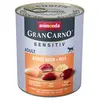 Image de 6 x 800 g animonda Grancarno Adult Single Protein Sensitiv pur poulet, riz nourriture humide pour chiens