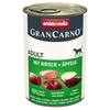 Image de 6x400g animonda GranCarno Original Adult cerf, pommes Pâtée pour chien