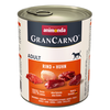Image de 6x800g animonda GranCarno Original Adult boeuf, poulet Pâtée pour chien