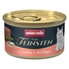 Image de 12x85g Adult saumon & volaille Animonda Vom Feinsten - Pâtée pour chat