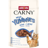 Image de 50g animonda Carny Adult Meaty Strips poulet + saumon friandises pour chat