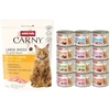 Image de Lot mixte animonda Carny Adult 6 x 200 g pour chat - sélection à la volaille