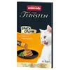Image de animonda Vom Feinsten Adult Snack Cream pour chat - 6 x 15 g poulet + herbe à chat