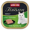 Image de 6x100g Adult Animonda vom Feinsten, dinde & lapin - Pâtée pour chat