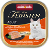 Image de 6x100g Coeur Gourmand Adult Animonda Vom Feinsten, poulet, boeuf, carottes - Pâtée pour chat