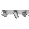 Image de Trio Marley Spot De Plafond Moderne Ã 3 LumiÃ¨res, Barre, Nickel Mat