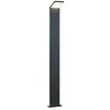 Image de Trio Lighting Trio Pearl Borne D'extérieur Moderne 100 Cm Anthracite 3000k Ip54