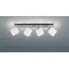 Image de Reality Tommy Barre De Spot De Plafond Tommy Modern Ã 4 LumiÃ¨res, Nickel Mat