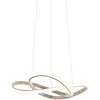 Image de Trio Leuchten Design Lampe Ã  Suspension / Lustre / Luminaire / Lumiere / ÃClairage Design En Acier Avec Led Dimmable En 3 Ã©Tapes - Ruta Aluminium /Plastique /Acier Acier Oblongue /...