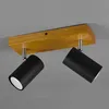 Image de Plafonnier Avec Spots Marley, Noir Mat, 2 Lampes