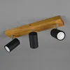 Image de Plafonnier Avec Spots Marley, Noir Mat, 3 Lampes