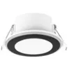 Image de Trio Aura Downlight Encastrable Moderne 8cm Noir Mat 3000k