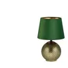 Image de Trio Lighting Trio Lighting - Lampe De Table Chic En Verre Et Tissu Jonna - Vert