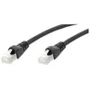 Image de Telegärtner MP8 FS 100 - Cordon de raccordement - RJ-45 (M) pour RJ-45 (M) - 25 m - paire torsadée écrantée (F/UTP) - CAT 5e - noir