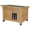 Image de Kerbl Maison pour chats Rustica 57x45x43 cm Marron et vert