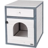 Image de Kerbl Pet Armoire à chats Ida blanc/gris chat