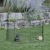 Image de Kerbl Enclos d'extérieur avec porte pour animaux de compagnie Argenté