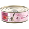 Image de 24x85g Feline Finest, thon, crevettes - Pâtée pour chat