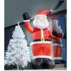 Image de Père Noël gonflable avec bras mécanique - 270 cm