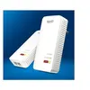 Image de AVM FRITZ!Powerline 1240 AX - Wi-Fi Set - kit d'adaptation pour courant porteur commutateur 2 ports - 1GbE, HomePlug AV (HPAV) 2,4 Ghz - Branchement mural