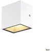 Image de Applique extérieure SLV SITRA CUBE, blanc avec LED intégrée, 10W, 3000K, IP44