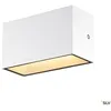 Image de Applique extérieure SLV SITRA CUBE Up/Down blanc avec LED intégrée - Taille M - 20 cm
