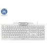 Image de CHERRY SECURE BOARD 1.0 - Clavier - avec NFC - USB - US avec le symbole de l'euro - commutateur : CHERRY LPK - blanc/gris