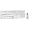 Image de CHERRY STREAM DESKTOP RECHARGE - Ensemble clavier et souris - sans fil - 2.4 GHz - QWERTY - US avec le symbole de l'euro - commutateur : CHERRY SX - gris pâle