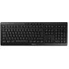 Image de CHERRY STREAM CLAVIER SANS FIL - Clavier - sans fil - 2.4 GHz - Belge - commutateur : CHERRY SX - noir