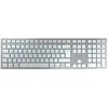 Image de CHERRY KW 9100 SLIM - Clavier - sans fil - 2.4 GHz Bluetooth 4.0 - QWERTZ - Allemand - commutateur : CHERRY SX - blanc argent - pour Apple iMac; Mac mini; Mac Pro; MacBook; MacBook Air; MacBook Pro