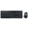 Image de CHERRY STREAM DESKTOP ULTIMATE - Ensemble clavier et souris - 100% - full size - rétro-éclairé - sans fil - 2.4 GHz, Bluetooth 5.2 - QWERTZ - Allemand - commutateur : CHERRY SX - noir