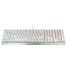 Image de CHERRY XTRFY MX 3.1 - Clavier - 100% - full size - rétroéclairé - USB-C - QWERTZ - Allemand - commutateur : CHERRY MX2A Brown - blanc