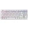 Image de CHERRY XTRFY MX 8.2 - Clavier - 80% - TKL - rétroéclairé - sans fil - Bluetooth 5.2, 2.4 GHz, USB-C - QWERTZ - Allemand - commutateur : CHERRY MX2A Red - blanc