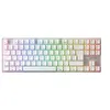 Image de CHERRY XTRFY MX 8.2 PRO - Clavier - TMR - 80% - TKL - backlit - sans fil - Bluetooth 5.3, 2.4 GHz, USB - AZERTY - Français - commutateur : CHERRY MK Crystal - blanc