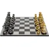 Image de Jeu D'Ã©checs Noir Vs DorÃ© 60x60cm Kare Design