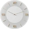 Image de Kare Design Horloge murale Leonardo blanche et dorée Kare Design