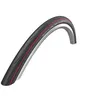 Image de Schwalbe pneu extérieur Lugano II wire 28 x 1.00 (25-622) noir/rouge