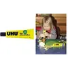 Image de UHU - la colle universelle, sans solvant, 35 g tranparente, séchage rapide, lavable à 40 degrés -48295