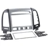 Image de Adaptateur de faÃ§ade 2-DIN pour Hyundai Santa Fe 2011-> > gris/noir
