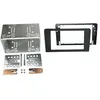 Image de Adaptateur de faÃ§ade soft touch 2-DIN compatible avec Audi (8P/8PA) noir