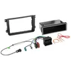 Image de Kit Installation Autoradio 1din Avec Adaptateur Antenne Vw Seat Skoda Ap03 Noir