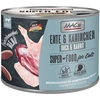 Image de 6x200g MAC's Cat gourmet canard & lapin nourriture pour chat humide
