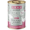 Image de Grau menu gourmand sans céréales 6 x 400 g pour chat - poulet, veau