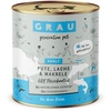 Image de Grau menu gourmand sans céréales 6 x 800 g pour chat - dinde, saumon, maquereau