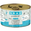 Image de Grau menu gourmand dinde, carottes pour chaton - dinde, truite