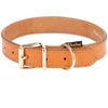 Image de Collier en cuir Heim Buffalo, cognac taille 60 tour de cou 45-55 cm - pour chien