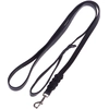 Image de Laisse Heim au mousqueton tressé, noir L 200 x l 1,8 cm - pour chien
